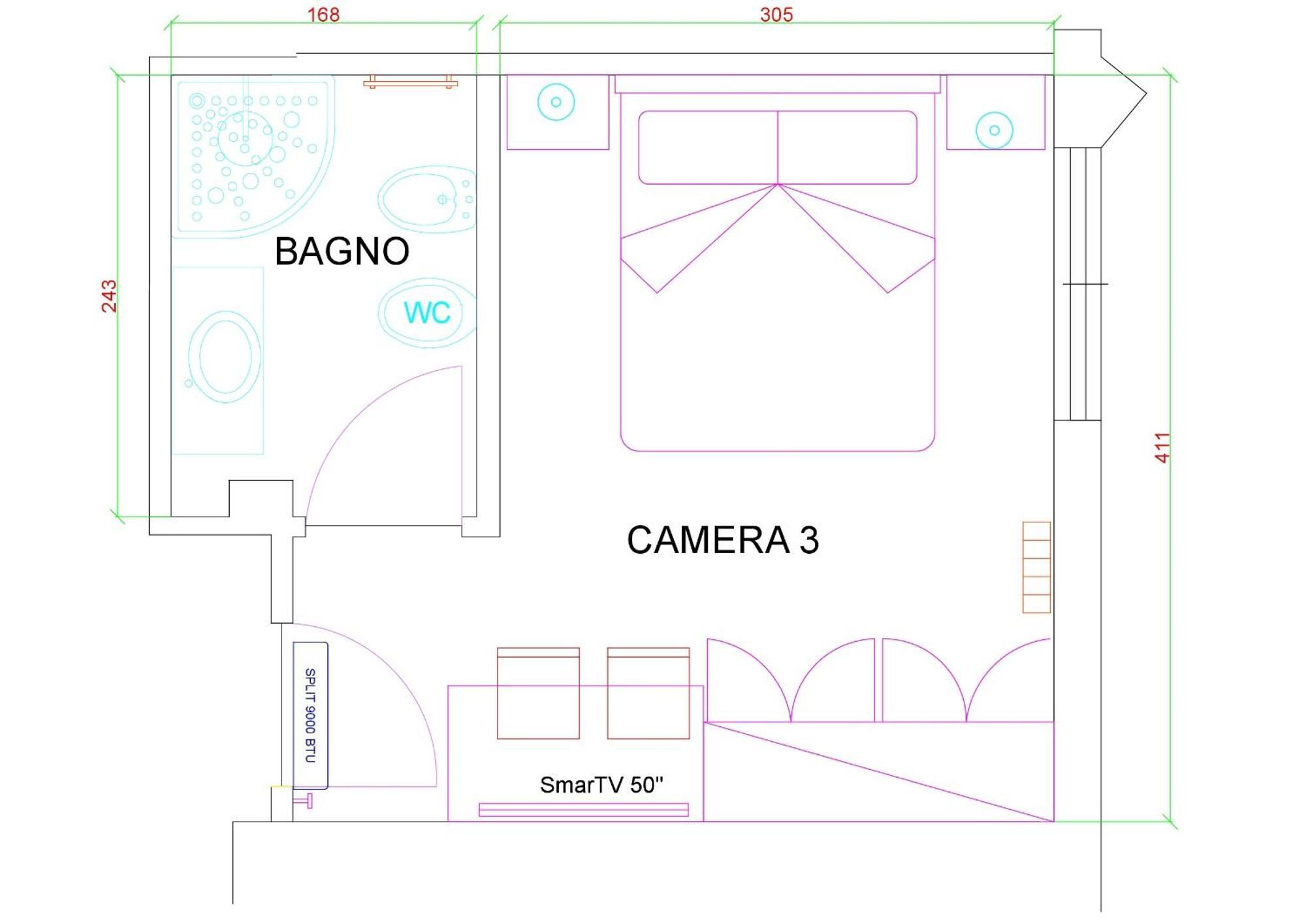 Bed and Breakfast Panorama Lecce Habitación foto